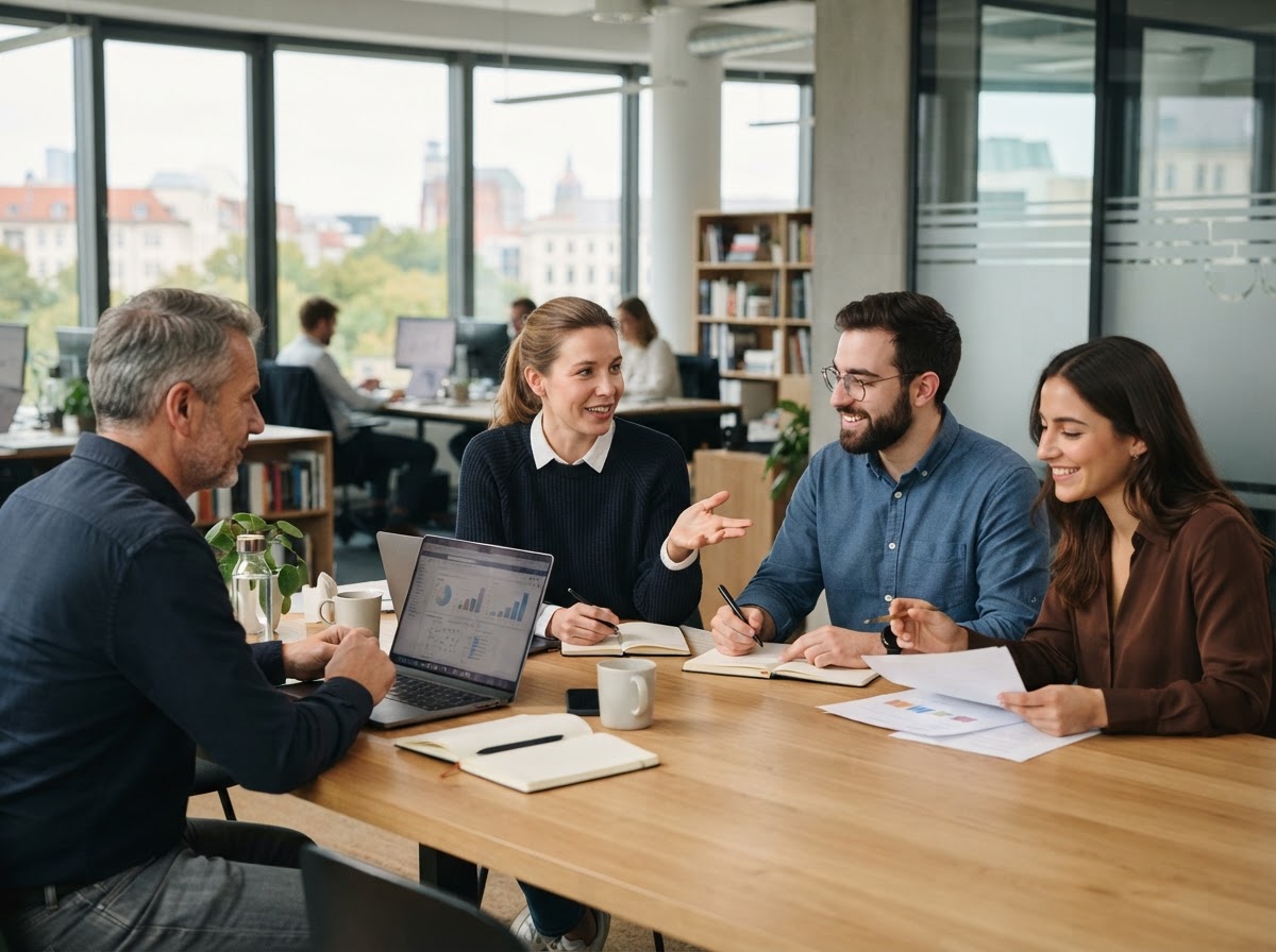 Klarvenisar Team im Gespräch über eine individuelle Anlagestrategie
